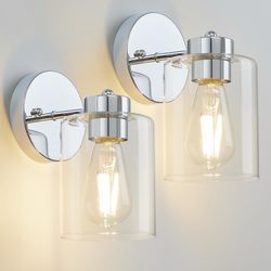 2 sconce lights