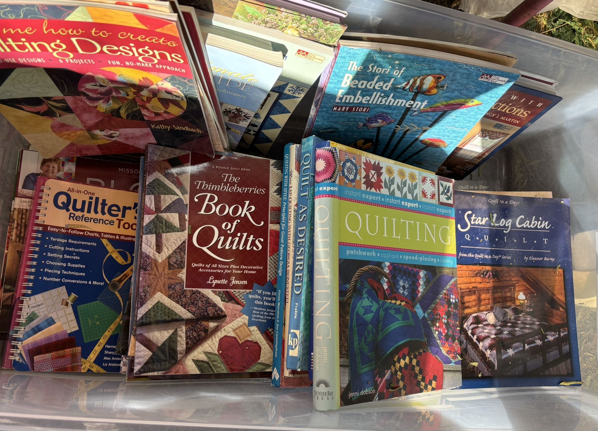 75x Quilting Books Lot