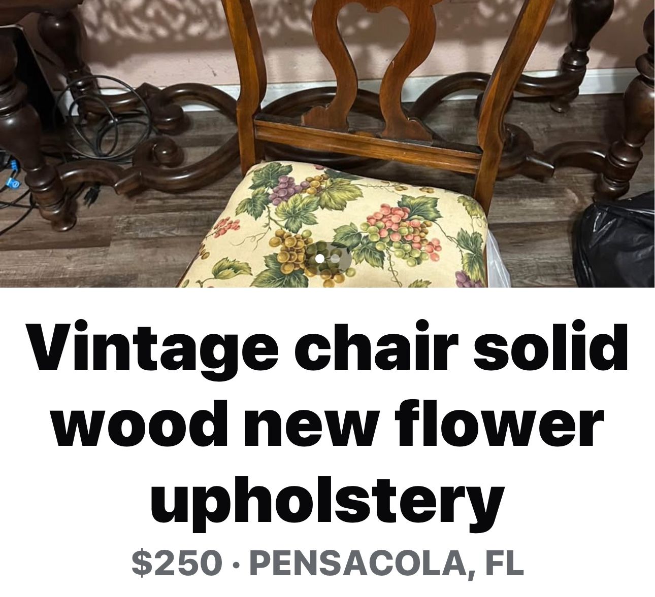 Vintage Chair $250