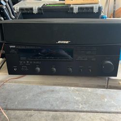 Yamaha  RX V490 Receiver With Bose Center Speaker