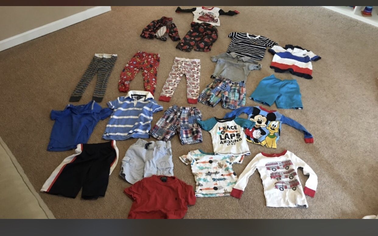 4t-5t boys pajamas and clothes