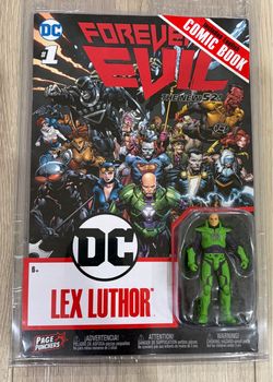 Forever Evil DC Comic #1 Lex Luthor - 3” Figure & Comic Book