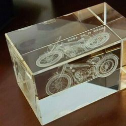 BMW Racing Motorcycle Paperweight