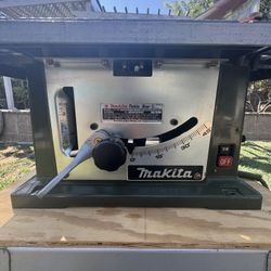 Vintage Makita 2708 Table Saw with stand In Excellent Working Condition👍