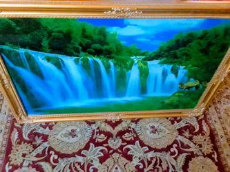 Waterfall painting for sale.