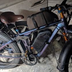 Custom dual BATTERY 52v 2000 Watt Dual Drive Ebike
