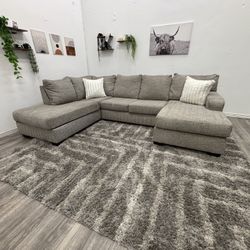 Gray Sectional Couch - Free Delivery 