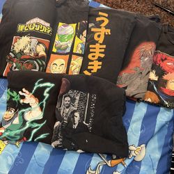 7 Anime Shirts 
