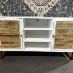 Brand new TV Stands for Living Room, White TV Console Entertainment Center 47 Inch