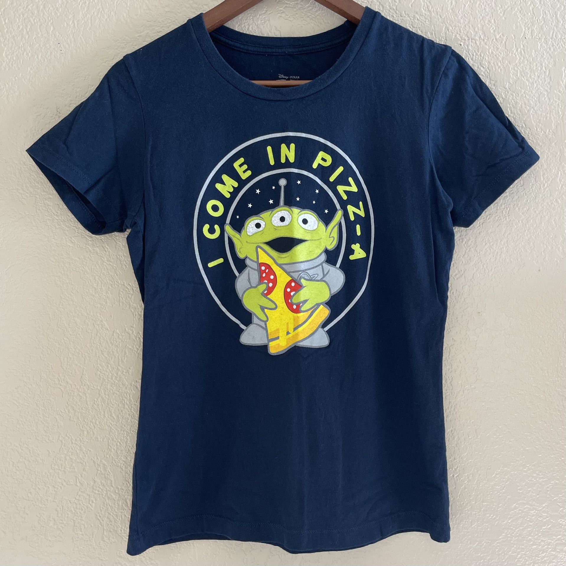 Disney Pixar Toy Story "I Come In Pizza" Alien T-Shirt