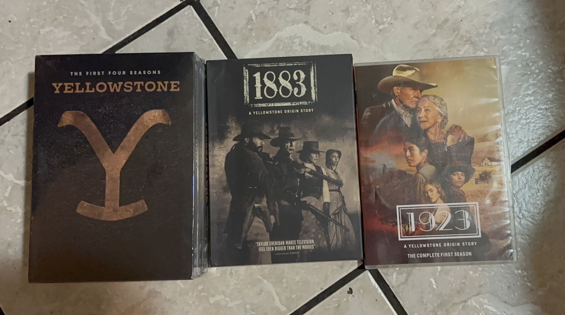 Brand new Yellowstone, first four seasons&origin story