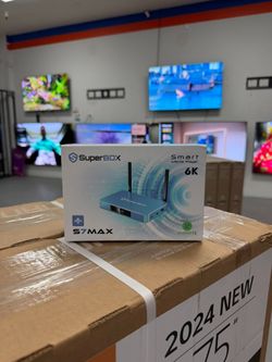 SuperBox S7 Max Android Media Streaming Player for NBA Fans Basketball Game Nights Live Sports Movies TV WiFi HDMI Remote Financing Bulk Deals Chino 9