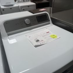 LG Ultra Large capacity Smart WiFi Enabled Rear Control Gas Dryer In White 