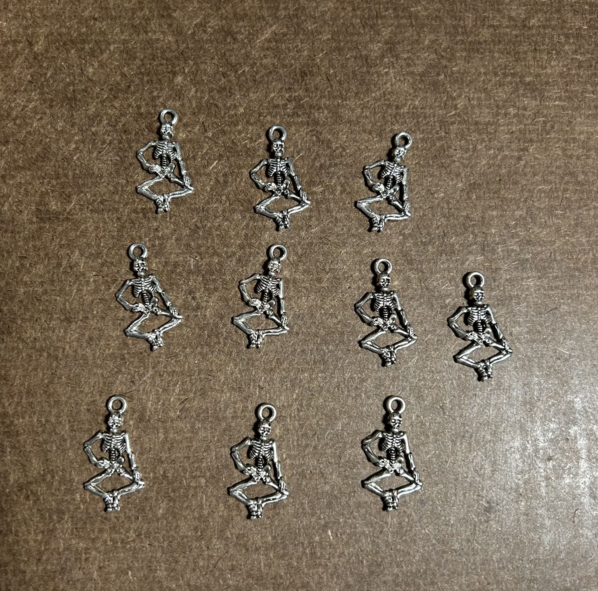 Skeleton Shaped Charms Used For Making Earring/Necklace/Bracelet 