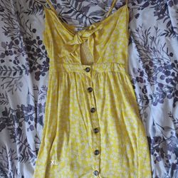 Yellow Summer Dress 