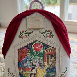 Disney Loungefly Beauty & the Beast Mini Backpack