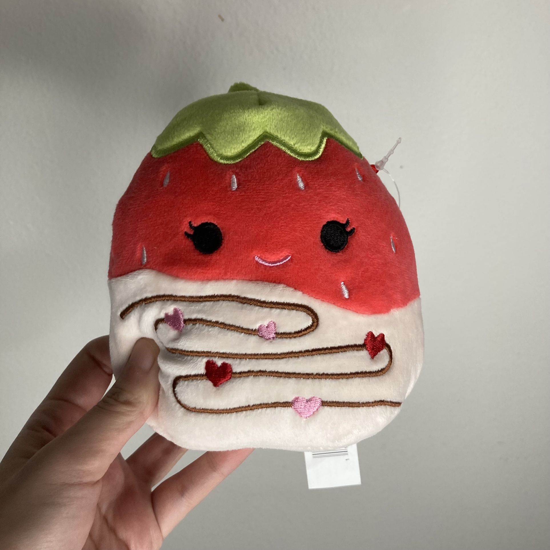 Scarlet The Chocolate Strawberry 5” Valentines Squishmallow Plushie