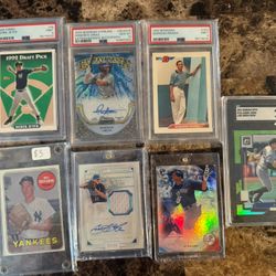 Yankees Card Lot Autos RCs PSA SGC Jeter Judge Cole Rivera