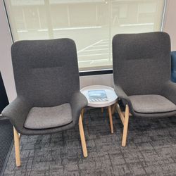 2 Chairs And Middle Table