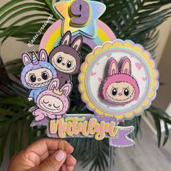Labubu Cake Topper