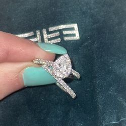 Effy 14k LGD Reverie Stacking Rings. Size 5 1/2