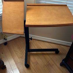 Computer Mobile Desk-wood