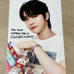 hello82 smtown pop up sungchan riize postcard