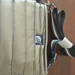 Royln matallic bronze quilted bum bag crossbow new with tags