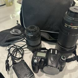 Nikon D90 with 18-105mm and Nikon ED AF-S Nikkor 70-300mm