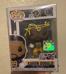 Aron Donald Funko Pop W/ Autograph