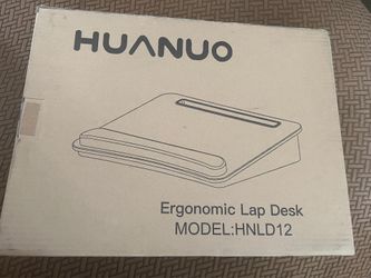 New Huanuo Portable Lap Laptop Desk With Pillow Cushion, For 15.6in Laptop