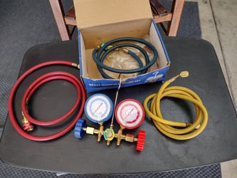 Mangueras Para Revisar Y llenar El Compresor De Tu Carro De Frion Para El Aire Acondicionado = A/C