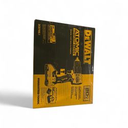 DeWalt Atomic 20V 1/2 in Hammer Drill W/ 3 Ah Battery & Charger Model DCD799L1