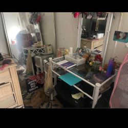 White vanity