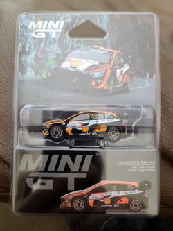 MINI GT HYUNDAI I20 N RALLY1 #11 2023 RALLY CROATIA POWER WINNER 1/64 MGT972-P12