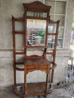 Antique Hall Tree