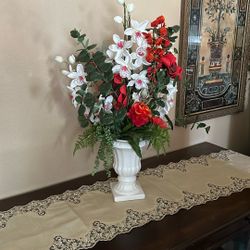 White Ceramic Flower Arrangement