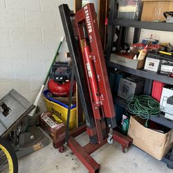 2-Ton Folding Hydraulic Engine Hoist / Cherry Picker – Shop Crane