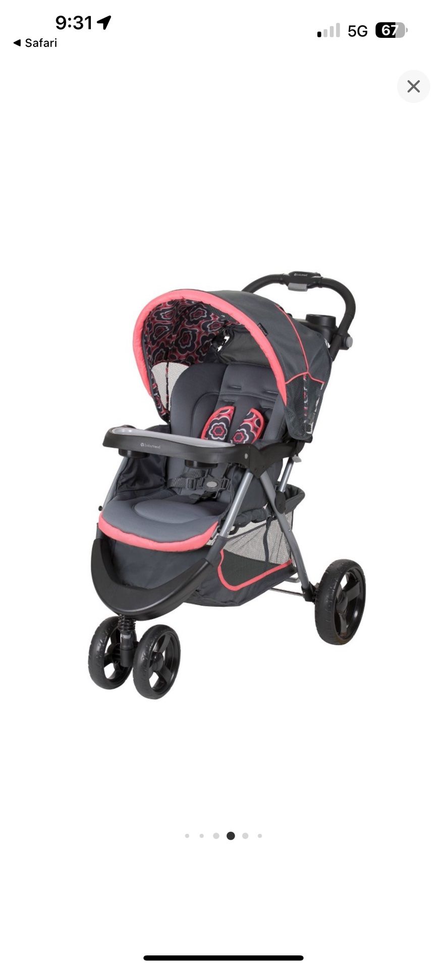 Baby Trend Nexton travel