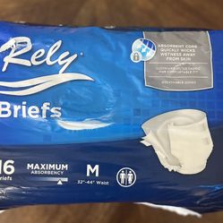Rely Briefs Maximum Underwear 