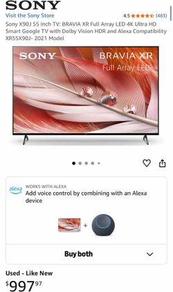 Sony 55” BRAVIA XR X90J 4K HDR Smart Google “GAMING” TV - Excellent Condition
