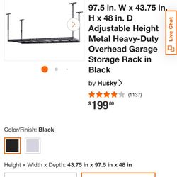 Overhead Garage Storage Rack 