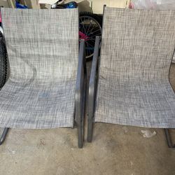 Patio chairs