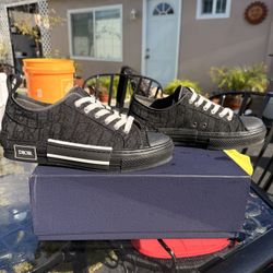 Dior B23 League Low-Top Sneaker Black Oblique Jacquard