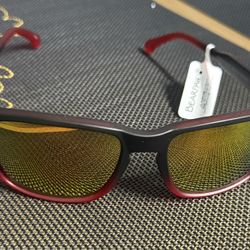 BEARPAW Men's Plastic Rectangle Two Tone Ombre Sunglasses