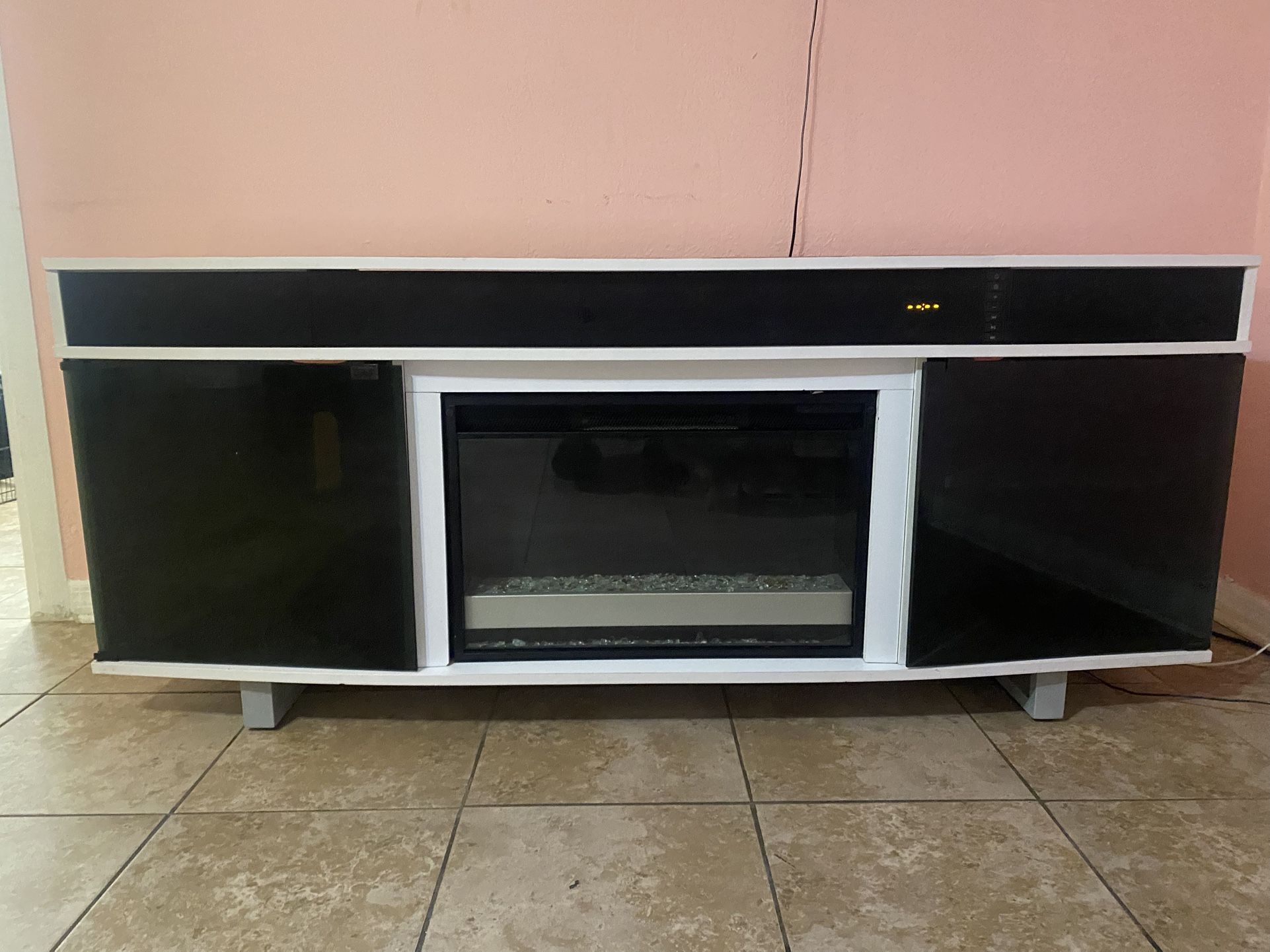 fireplace With Bluetooth Speaker 