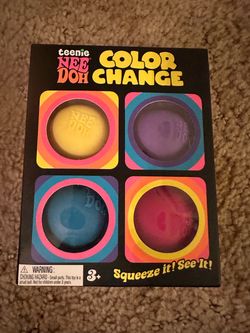 Needoh color changing four pack