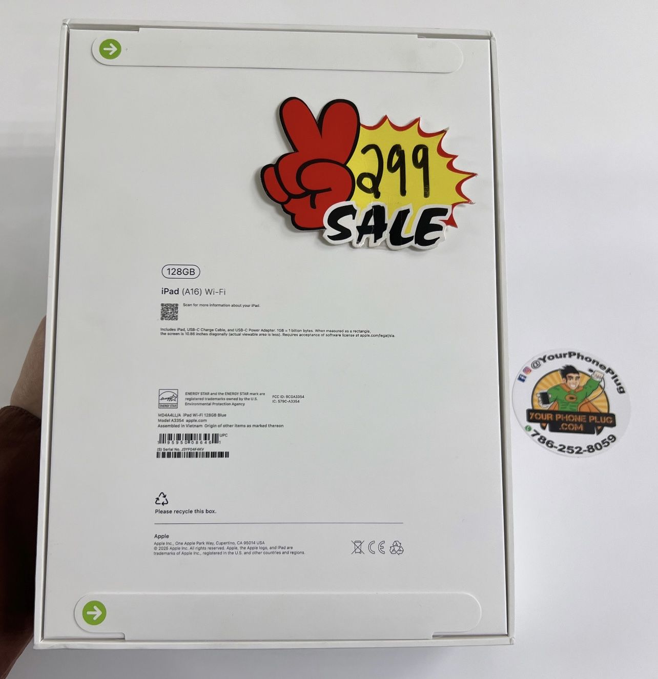 IPAD ( A16 ) wifi BLUE  128gb SEALED NEW 