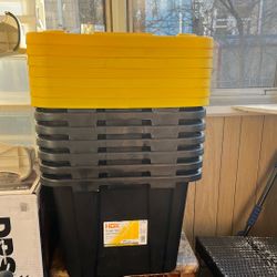 HDX 27-Gallon Tough Tote – Heavy-Duty Storage Bin