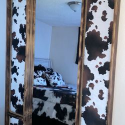 Cow Print Mirror 